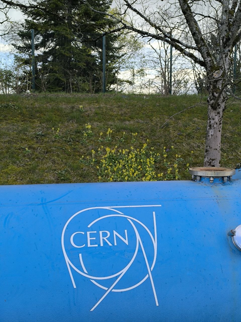 Весеннее фото ЦЕРН